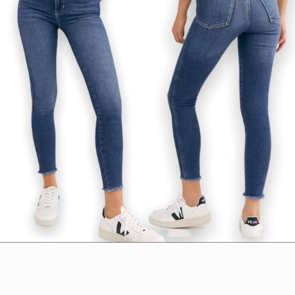 We The Free Dark Blue Skinny Jeans